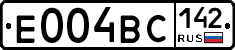 Е004ВС142 - 