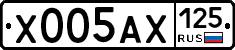 Х005АХ125 - 