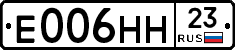 Е006НН23 - 