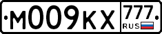 М009КХ777 - 