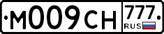 М009СН777 - 