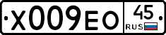 Х009ЕО45 - 