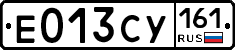 Е013СУ161 - 