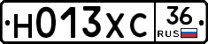 Н013ХС36 - 