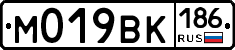 М019ВК186 - 