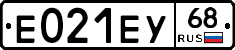 Е021ЕУ68 - 