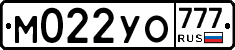 М022УО777 - 