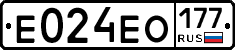 Е024ЕО177 - 