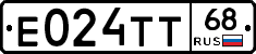 Е024ТТ68 - 