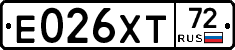 Е026ХТ72 - 