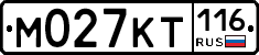 М027КТ116 - 