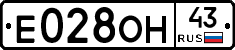 Е028ОН43 - 