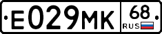Е029МК68 - 