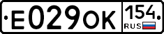 Е029ОК154 - 