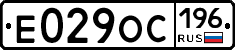 Е029ОС196 - 