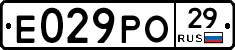 Е029РО29 - 