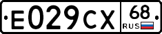 Е029СХ68 - 