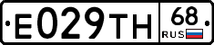 Е029ТН68 - 
