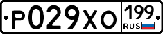 Р029ХО199 - 