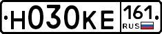 Н030КЕ161 - 