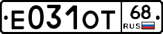 Е031ОТ68 - 