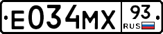 Е034МХ93 - 