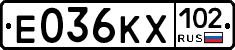 Е036КХ102 - 