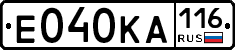 Е040КА116 - 