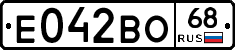 Е042ВО68 - 