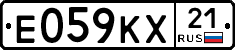 Е059КХ21 - 