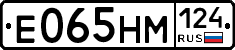 Е065НМ124 - 