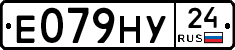 Е079НУ24 - 