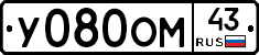 У080ОМ43 - 