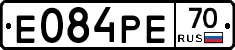 Е084РЕ70 - 