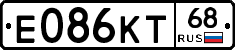Е086КТ68 - 