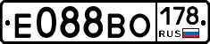 Е088ВО178 - 
