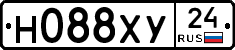 Н088ХУ24 - 