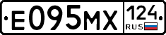 Е095МХ124 - 