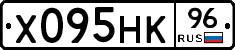 Х095НК96 - 