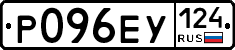 Р096ЕУ124 - 