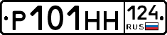 Р101НН124 - 