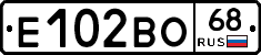 Е102ВО68 - 