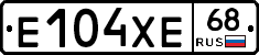 Е104ХЕ68 - 