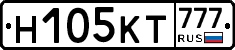 Н105КТ777 - 