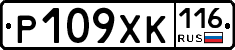 Р109ХК116 - 