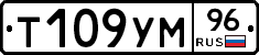 Т109УМ96 - 