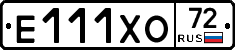 Е111ХО72 - 