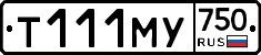 Т111МУ750 - 