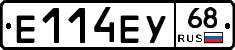 Е114ЕУ68 - 
