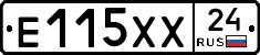 Е115ХХ24 - 